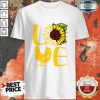 Funny Love Sunflower Chicken Tee Shirt