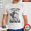 Elephant I Wouldn't Change My Grandkids For The World But I Wish Shirt