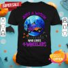 Girl And Car Just A Witch Who Loves 4 Wheelers Halloween Shirt