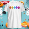 Psychedelic Sugar Skulls Muertos Day Of The Dead Shirt