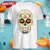 Sugar Skull Tattoo Mardi Gras Dia De Muertos Day Of Dead Shirt
