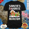 Cute Santas Favorite Realtor Anti Covid 19 Merry Christmas 2020 Shirt - Design By Effecttee.com