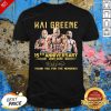 Kai Greene 15th Anniversary Thank You For The Memories Signature Shirt - Design By Effecttee.com