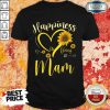 Happiness Is Being A Mam Sunflower Shirt