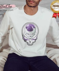 Good Frieza X Grateful Dead Skull sweatshirt optimized for showcasing vibrant graphic details.
