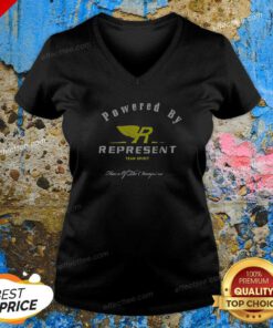 Good Nice R Powered By Represent Team Spirit V-Neck Shirt