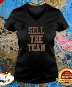 Good Nice Sell The Team New York Knicks V Neck Shirt v neck optimized in navy blue with team logo and text