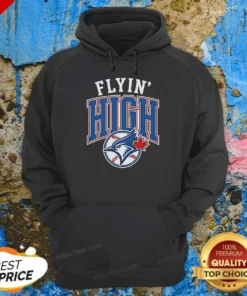 Good Toronto Blue Jays Flyin High Logo Hoodie