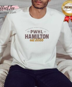 Hot Hamilton Est 2026 Professional Womens Hockey League 2026 sweatshirt optimized for showcasing in product listings