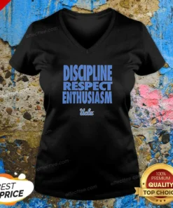 Original UCLA Bruins Discipline Respect Enthusiasm V-Neck Shirt
