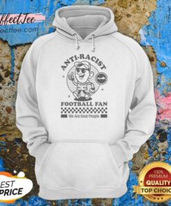 Premium Anti Racist Fooball Fan We Are Boat People Hoodie
