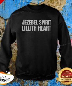 Premium Jezebel Spirit Lillith Heart sweatshirt optimized for display in WooCommerce product gallery.