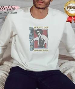 Pretty Waylon Jennings Diamonds Ringer Sweatshirt