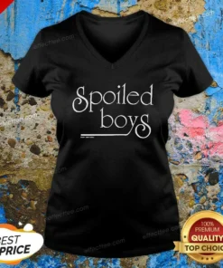 Awesome Spoiled Boys Daily Dawn Long V-Neck Shirt