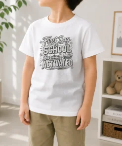 Funny First Day Teacher Humor Sketch Kids T-Shirt