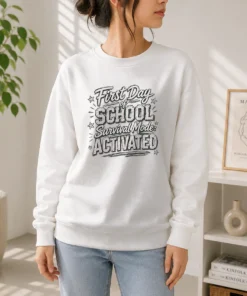 Funny First Day Teacher Humor Sketch Sweater