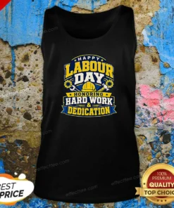 Funny Labour Day Celebration Typography Tank Top