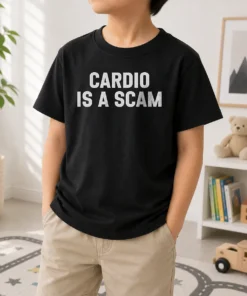 Happy Nice Cardio Is A Scam Kids T-Shirt