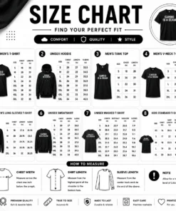 Size chart for Happy Nice Cardio Is A Scam with measurements in inches and centimeters