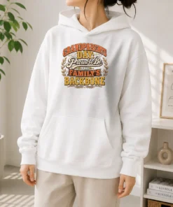 Hot Grandparents Day Proud Family Backbone Vintage Hoodie