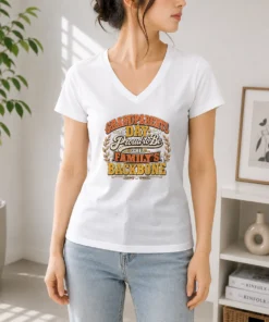 Hot Grandparents Day Proud Family Backbone Vintage V-Neck Shirt