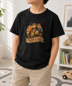 Hot Takas World Vintage Anime Characters Passion Kids T-Shirt