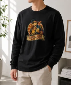 Hot Takas World Vintage Anime Characters Passion Long Sleeve Shirt