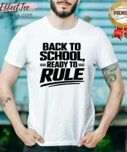 Nice Back To School Ready To Rule Line Art For Students