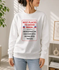 Nice Best Places To Avoid MAGA Sweater