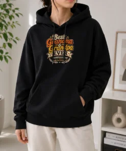 Nice Grandparents Day Vintage Best Grandma Grandpa Hoodie