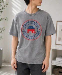 Nice Republican Pedophile Protectors Party Washed T-Shirt