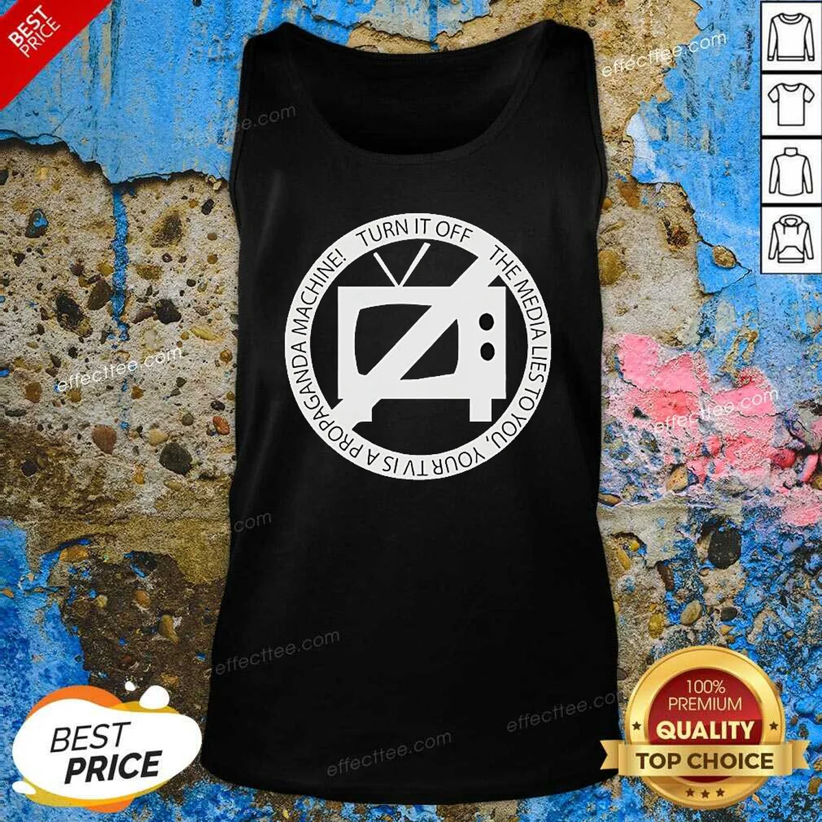 Nice Turn It Off The Media Tank Top Nice Turn It Off The Media Tank Top