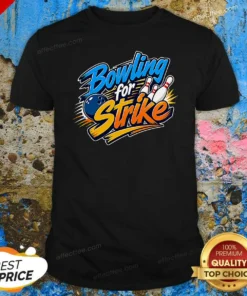 Official Bowling For Strike Typography