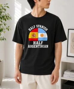 Official Half Spanish Half Argentinian Flags