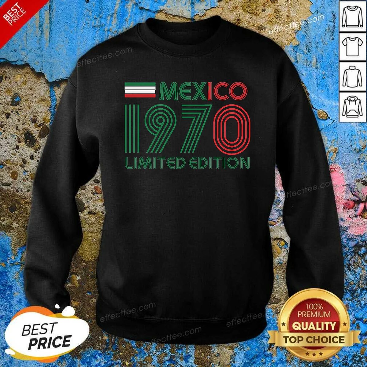 Official Retro Mexico 1970 Limited Edition Sweatshirt