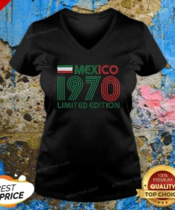Official Retro Mexico 1970 Limited Edition V-Neck Shirt