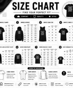 Size chart for Original Remember When Robocop Shot That Dude In The Dick with measurements in inches and cm