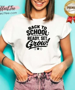 Premium Back To School Motivational Silhouette Students V-Neck Shirt