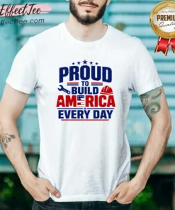 Premium Labour Day Proud American Worker Typography