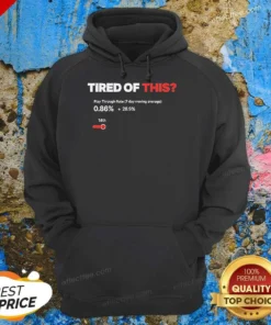 Premium Tired Of This Play Through Rate Analytics Dashboard Hoodie