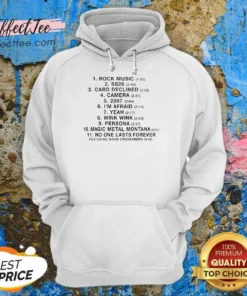 Pretty Charli Rock Music SS26 Tracklist Hoodie