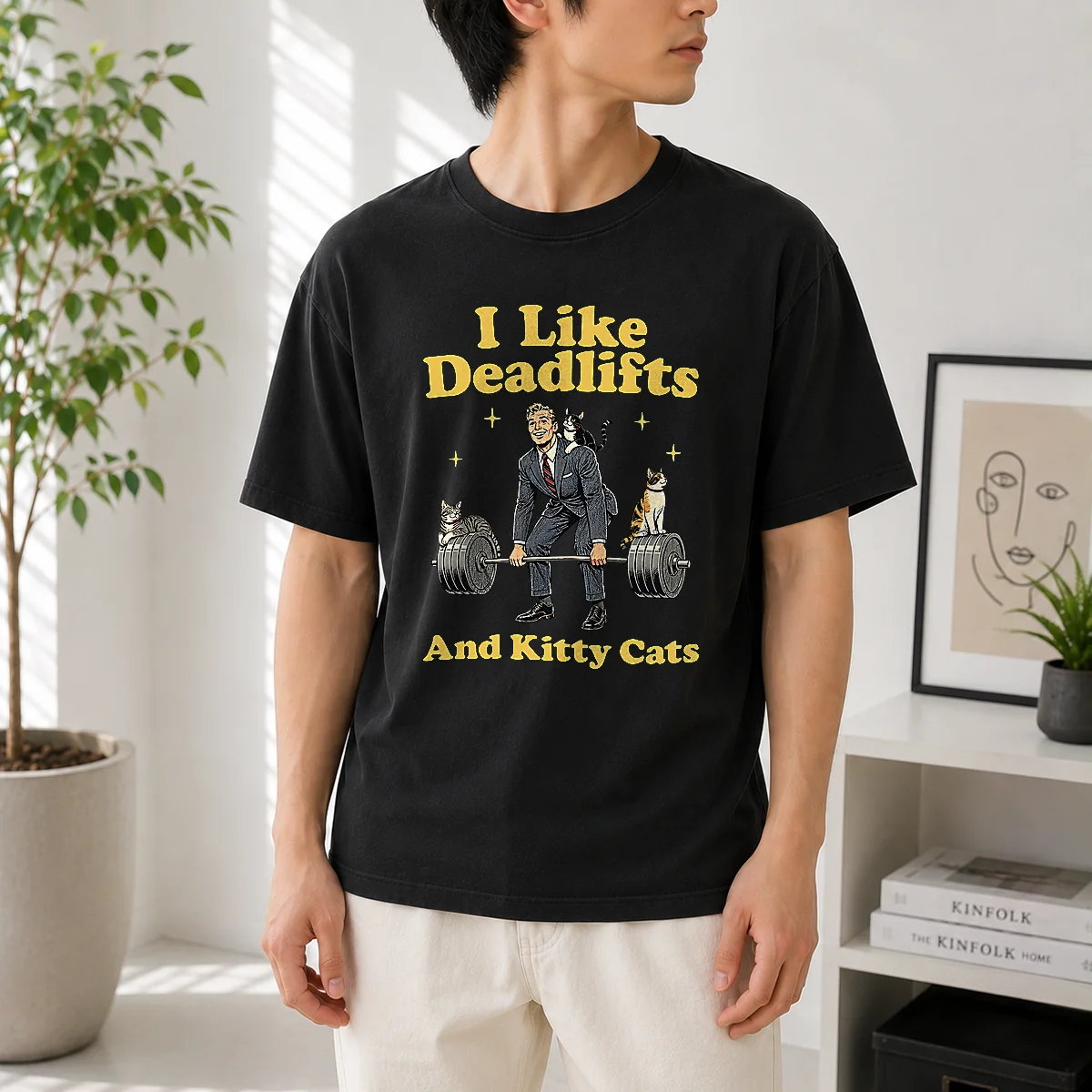 Pretty Deadlifts And Kitties Businessman Shirt Pretty Deadlifts And Kitties Businessman Shirt