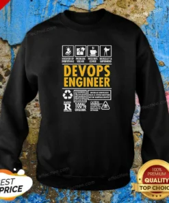 Pretty Devops Engineer Humorous Infographic Icons Knower Of Everything Superhero Sweatshirt