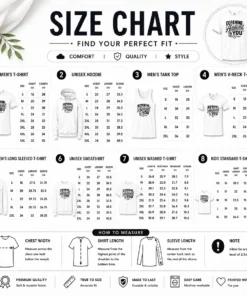 Size chart for Pretty Dopamine Addicted To You Line Art Romance with measurements in inches and centimeters