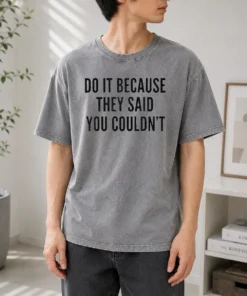 Pretty Drake Do It Because They Said You Couldn'T Washed T-Shirt