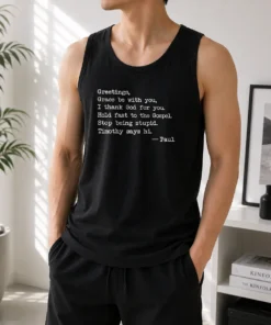 Pretty Grace Be With You Tank Top