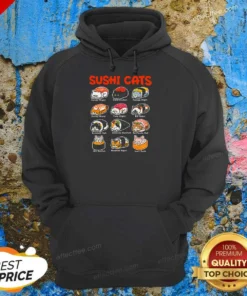 Pretty Kawaii Sushi Cats Hoodie