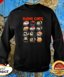 Pretty Kawaii Sushi Cats Sweatshirt