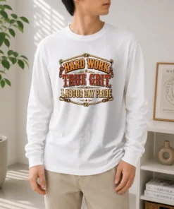 Pretty Labour Day Western Pride Vintage Saloon Long Sleeve Shirt