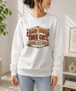 Pretty Labour Day Western Pride Vintage Saloon Sweater